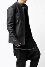Load image into Gallery viewer, ierib exclusive single biker jacket / Nicolas Italy Vachetta (BLACK)