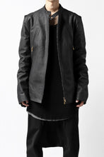 Load image into Gallery viewer, ierib exclusive single biker jacket / Nicolas Italy Vachetta (BLACK)