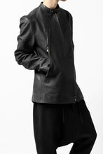 Load image into Gallery viewer, ierib exclusive single biker jacket / Nicolas Italy Vachetta (BLACK)
