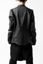 Load image into Gallery viewer, ierib exclusive single biker jacket / Nicolas Italy Vachetta (BLACK)