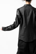 Load image into Gallery viewer, ierib exclusive single biker jacket / Nicolas Italy Vachetta (BLACK)