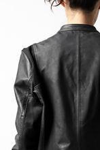Load image into Gallery viewer, ierib exclusive single biker jacket / Nicolas Italy Vachetta (BLACK)
