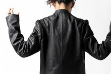 Load image into Gallery viewer, ierib exclusive single biker jacket / Nicolas Italy Vachetta (BLACK)