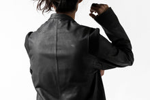 Load image into Gallery viewer, ierib exclusive single biker jacket / Nicolas Italy Vachetta (BLACK)