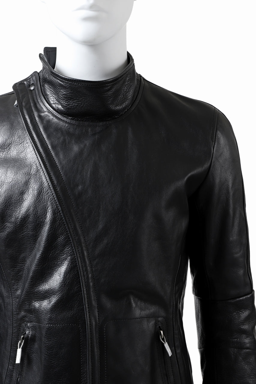 画像をギャラリービューアに読み込む, ierib exclusive peat zipper jacket  / smooth horse leather (BLACK)