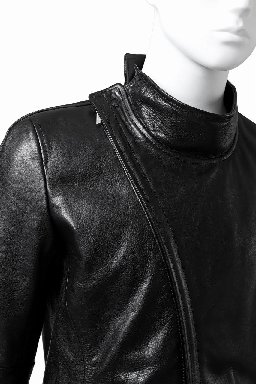 画像をギャラリービューアに読み込む, ierib exclusive peat zipper jacket  / smooth horse leather (BLACK)