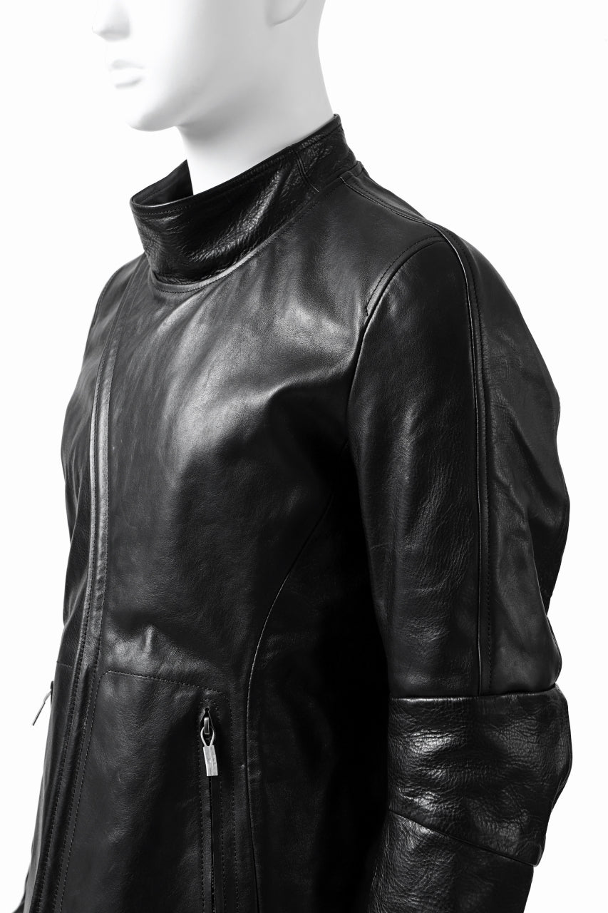 画像をギャラリービューアに読み込む, ierib exclusive peat zipper jacket  / smooth horse leather (BLACK)