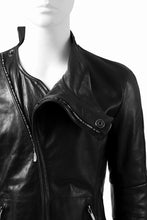 画像をギャラリービューアに読み込む, ierib exclusive peat zipper jacket  / smooth horse leather (BLACK)
