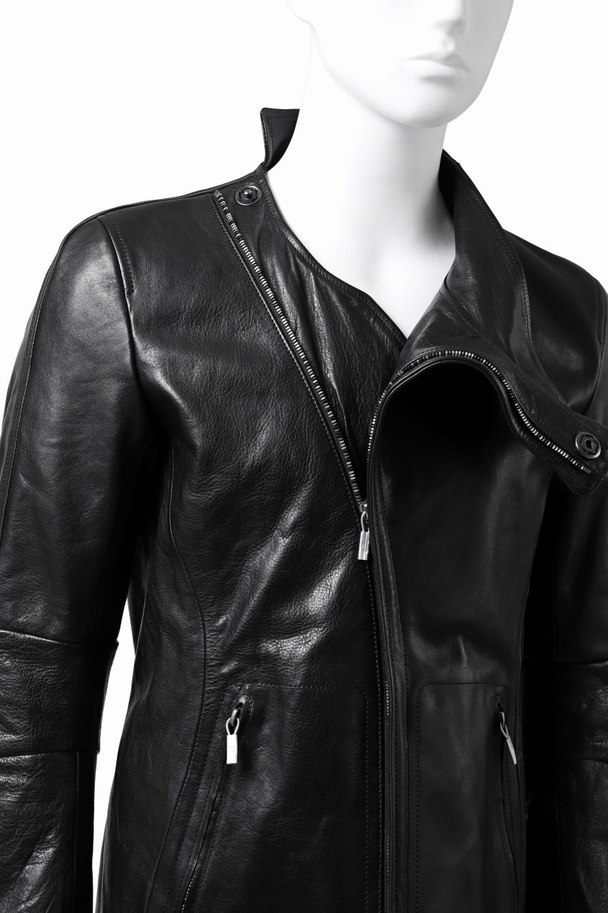 画像をギャラリービューアに読み込む, ierib exclusive peat zipper jacket  / smooth horse leather (BLACK)