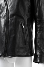 画像をギャラリービューアに読み込む, ierib exclusive peat zipper jacket  / smooth horse leather (BLACK)
