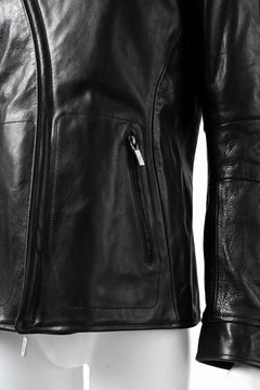 画像をギャラリービューアに読み込む, ierib exclusive peat zipper jacket  / smooth horse leather (BLACK)