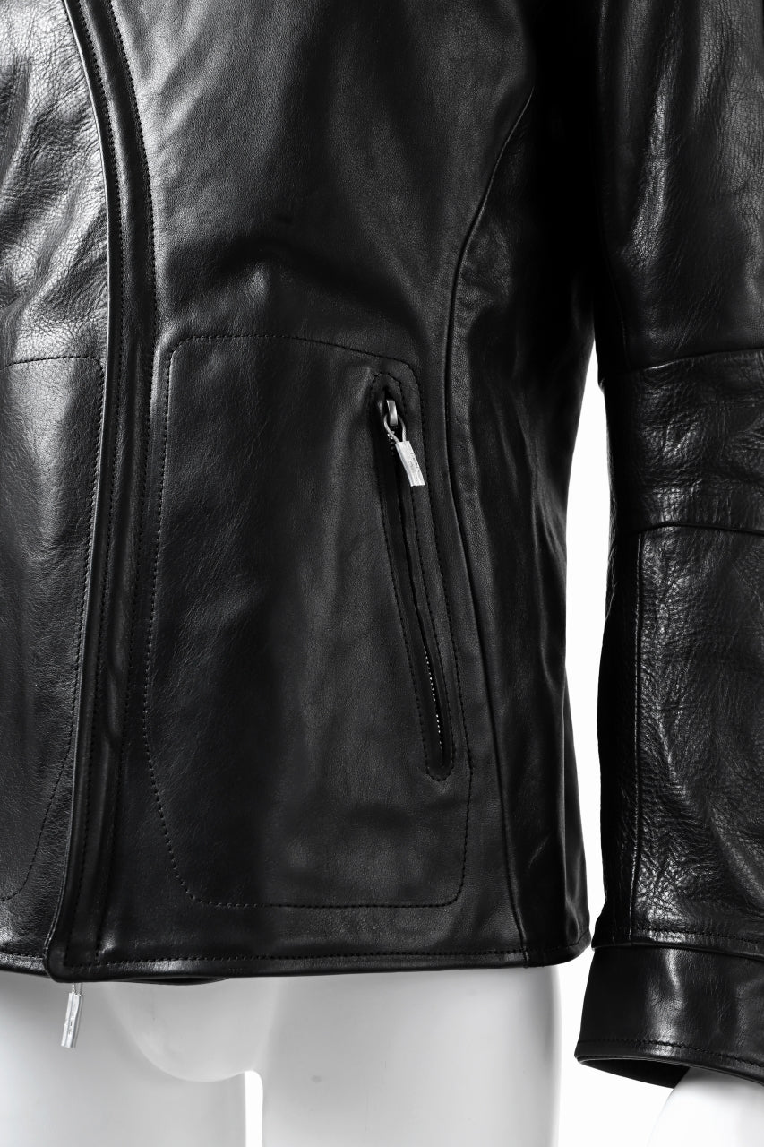画像をギャラリービューアに読み込む, ierib exclusive peat zipper jacket  / smooth horse leather (BLACK)