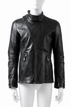画像をギャラリービューアに読み込む, ierib exclusive peat zipper jacket  / smooth horse leather (BLACK)