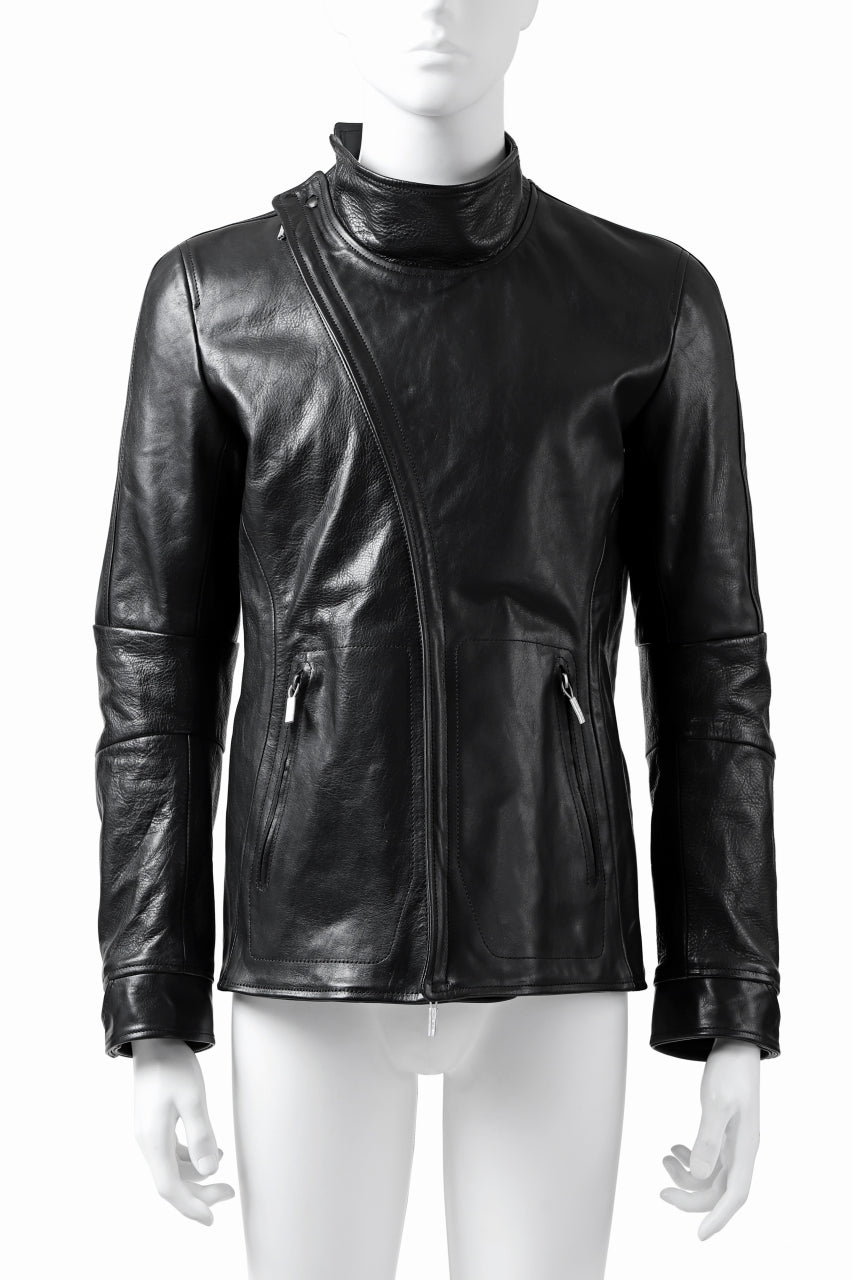 画像をギャラリービューアに読み込む, ierib exclusive peat zipper jacket  / smooth horse leather (BLACK)