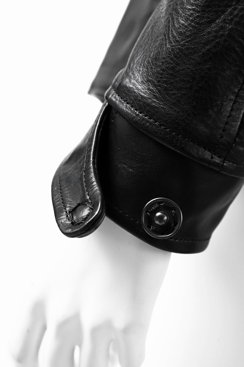 画像をギャラリービューアに読み込む, ierib exclusive peat zipper jacket  / smooth horse leather (BLACK)