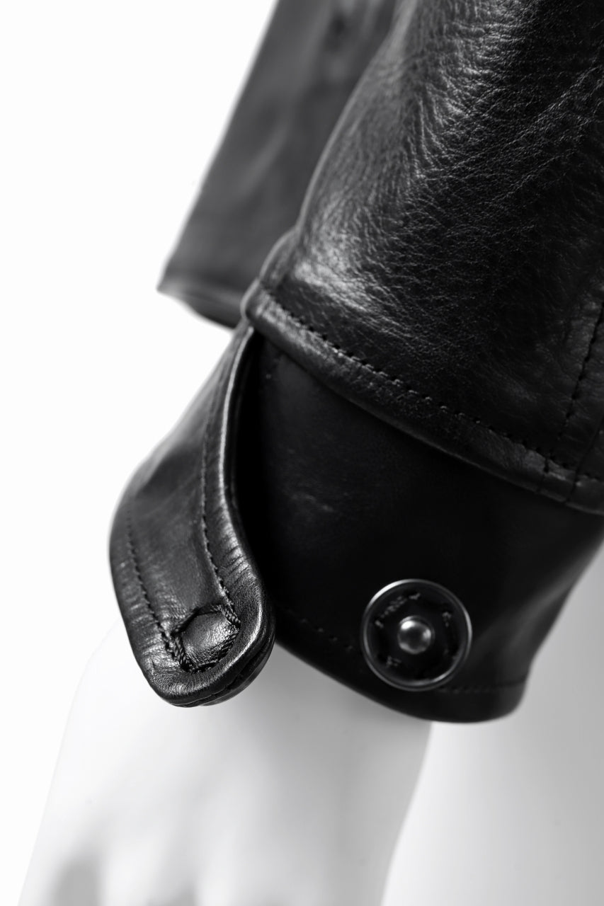 画像をギャラリービューアに読み込む, ierib exclusive peat zipper jacket  / smooth horse leather (BLACK)