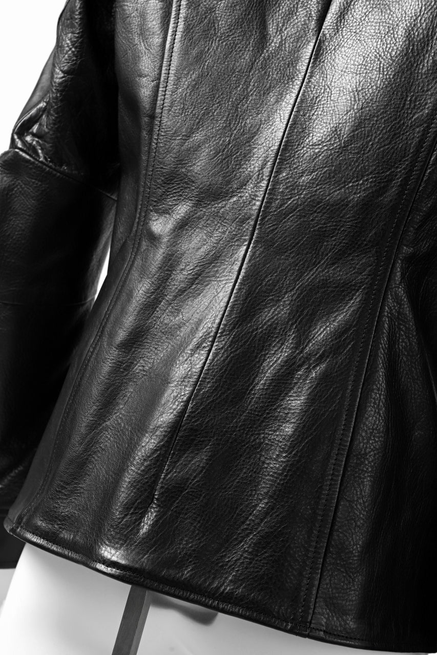 画像をギャラリービューアに読み込む, ierib exclusive peat zipper jacket  / smooth horse leather (BLACK)