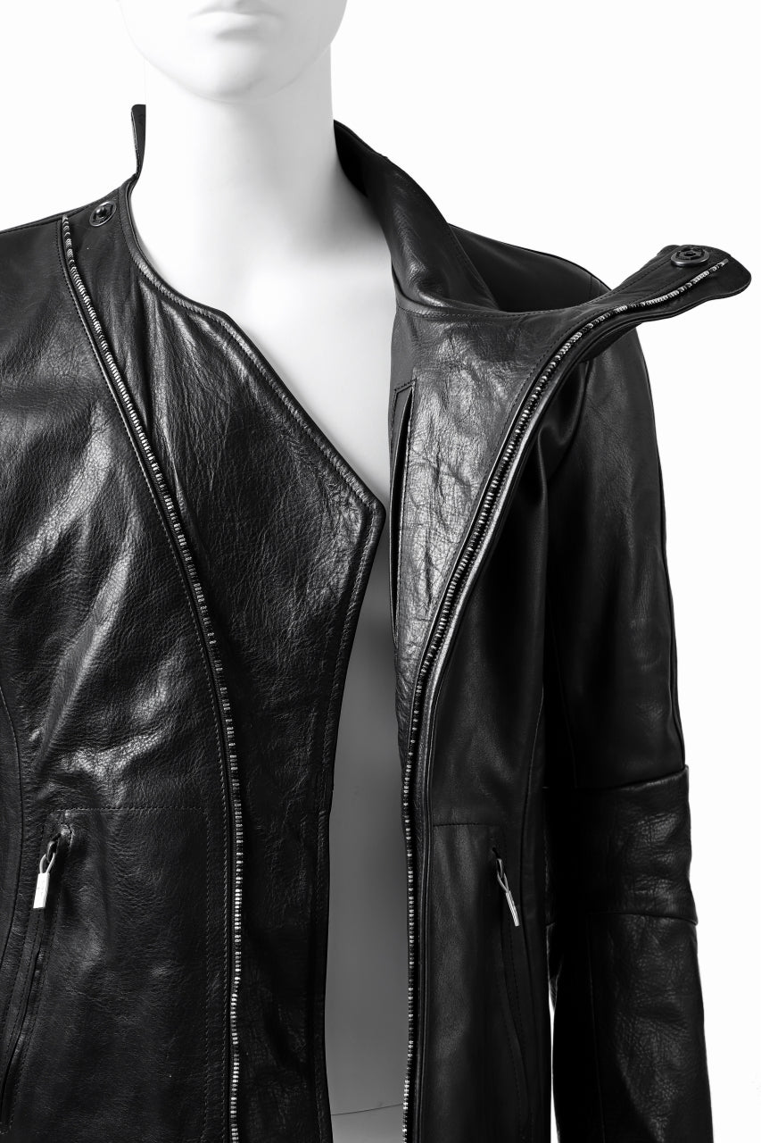 画像をギャラリービューアに読み込む, ierib exclusive peat zipper jacket  / smooth horse leather (BLACK)