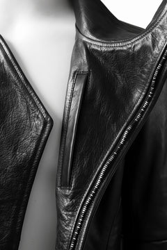 画像をギャラリービューアに読み込む, ierib exclusive peat zipper jacket  / smooth horse leather (BLACK)