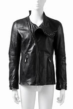 画像をギャラリービューアに読み込む, ierib exclusive peat zipper jacket  / smooth horse leather (BLACK)