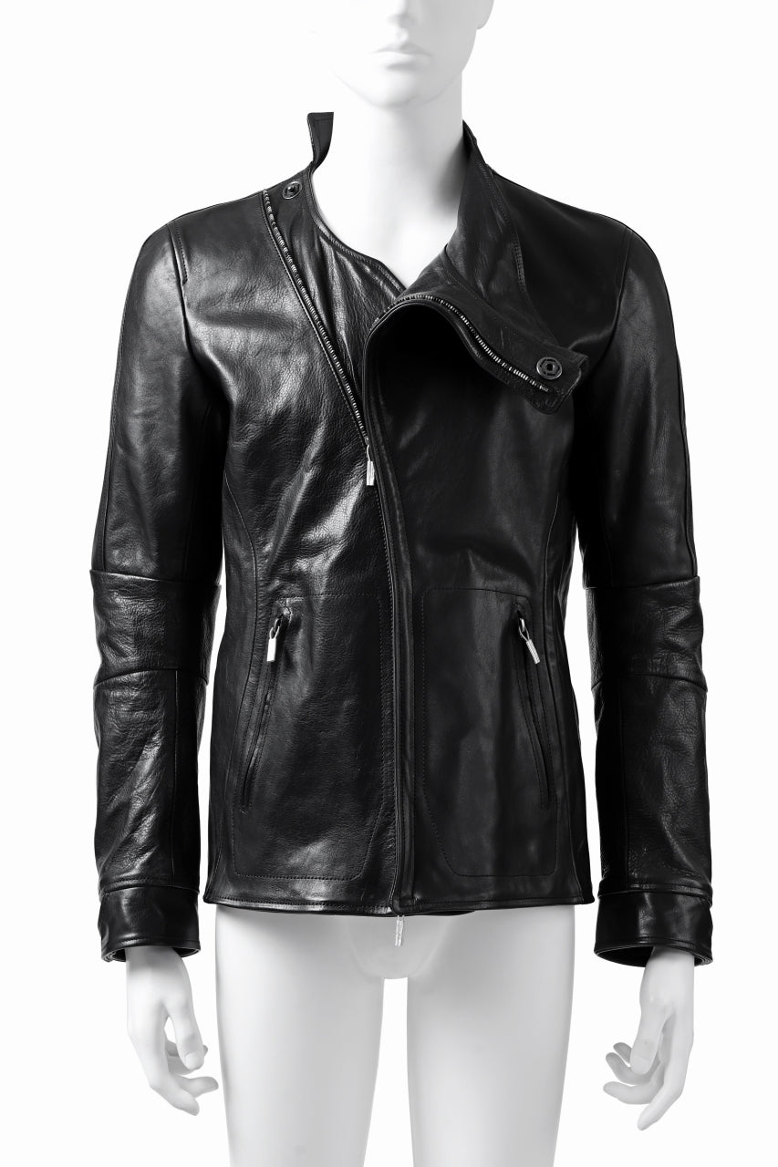 画像をギャラリービューアに読み込む, ierib exclusive peat zipper jacket  / smooth horse leather (BLACK)