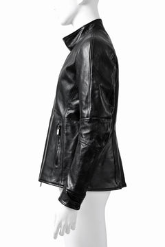 画像をギャラリービューアに読み込む, ierib exclusive peat zipper jacket  / smooth horse leather (BLACK)