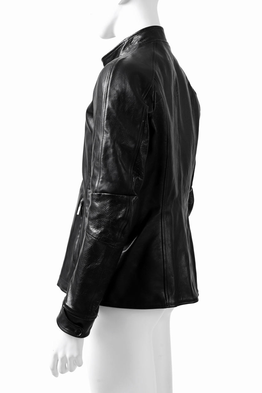 画像をギャラリービューアに読み込む, ierib exclusive peat zipper jacket  / smooth horse leather (BLACK)