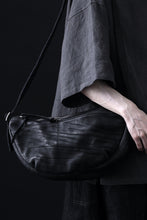 Load image into Gallery viewer, ISAMU KATAYAMA BACKLASH SHOULDER BAG / DOUBLE-SHOULDER OBJECT DYED (BLACK)