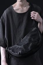 Load image into Gallery viewer, ISAMU KATAYAMA BACKLASH SHOULDER BAG / DOUBLE-SHOULDER OBJECT DYED (BLACK)