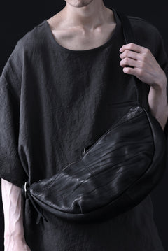 Load image into Gallery viewer, ISAMU KATAYAMA BACKLASH SHOULDER BAG / DOUBLE-SHOULDER OBJECT DYED (BLACK)