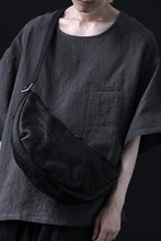 Load image into Gallery viewer, ISAMU KATAYAMA BACKLASH SHOULDER BAG / DOUBLE-SHOULDER OBJECT DYED (BLACK)