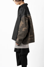 画像をギャラリービューアに読み込む, FACETASM ZIPPER ARMY SHIRT JACKET (BLACK x CAMO)