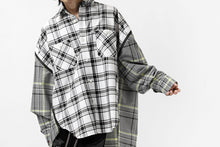 画像をギャラリービューアに読み込む, FACETASM ZIPPER HIGH & LOW LONG SHIRT (CHECK)