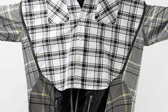 画像をギャラリービューアに読み込む, FACETASM ZIPPER HIGH & LOW LONG SHIRT (CHECK)