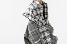 画像をギャラリービューアに読み込む, FACETASM ZIPPER HIGH & LOW LONG SHIRT (CHECK)