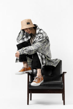 画像をギャラリービューアに読み込む, FACETASM ZIPPER HIGH & LOW LONG SHIRT (CHECK)