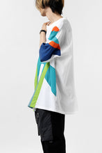 画像をギャラリービューアに読み込む, FACETASM NYLON PATCH WORK TOPS (WHITE)