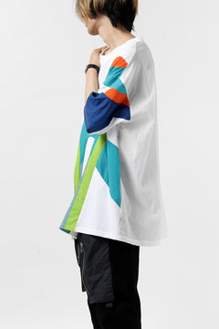 画像をギャラリービューアに読み込む, FACETASM NYLON PATCH WORK TOPS (WHITE)