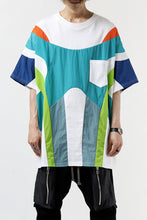 画像をギャラリービューアに読み込む, FACETASM NYLON PATCH WORK TOPS (WHITE)