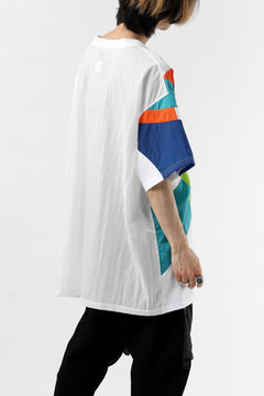 画像をギャラリービューアに読み込む, FACETASM NYLON PATCH WORK TOPS (WHITE)