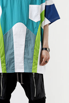 画像をギャラリービューアに読み込む, FACETASM NYLON PATCH WORK TOPS (WHITE)