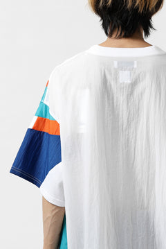 画像をギャラリービューアに読み込む, FACETASM NYLON PATCH WORK TOPS (WHITE)