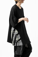 画像をギャラリービューアに読み込む, FACETASM BUCKLE BELT CHECK TOPS (BLACK)