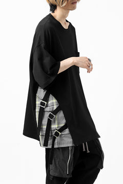 画像をギャラリービューアに読み込む, FACETASM BUCKLE BELT CHECK TOPS (BLACK)