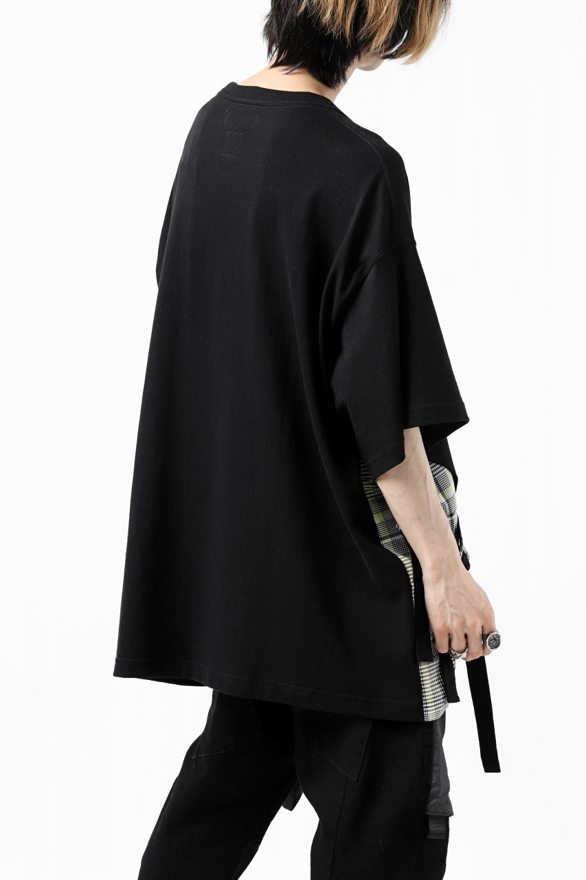 画像をギャラリービューアに読み込む, FACETASM BUCKLE BELT CHECK TOPS (BLACK)