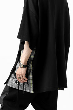画像をギャラリービューアに読み込む, FACETASM BUCKLE BELT CHECK TOPS (BLACK)
