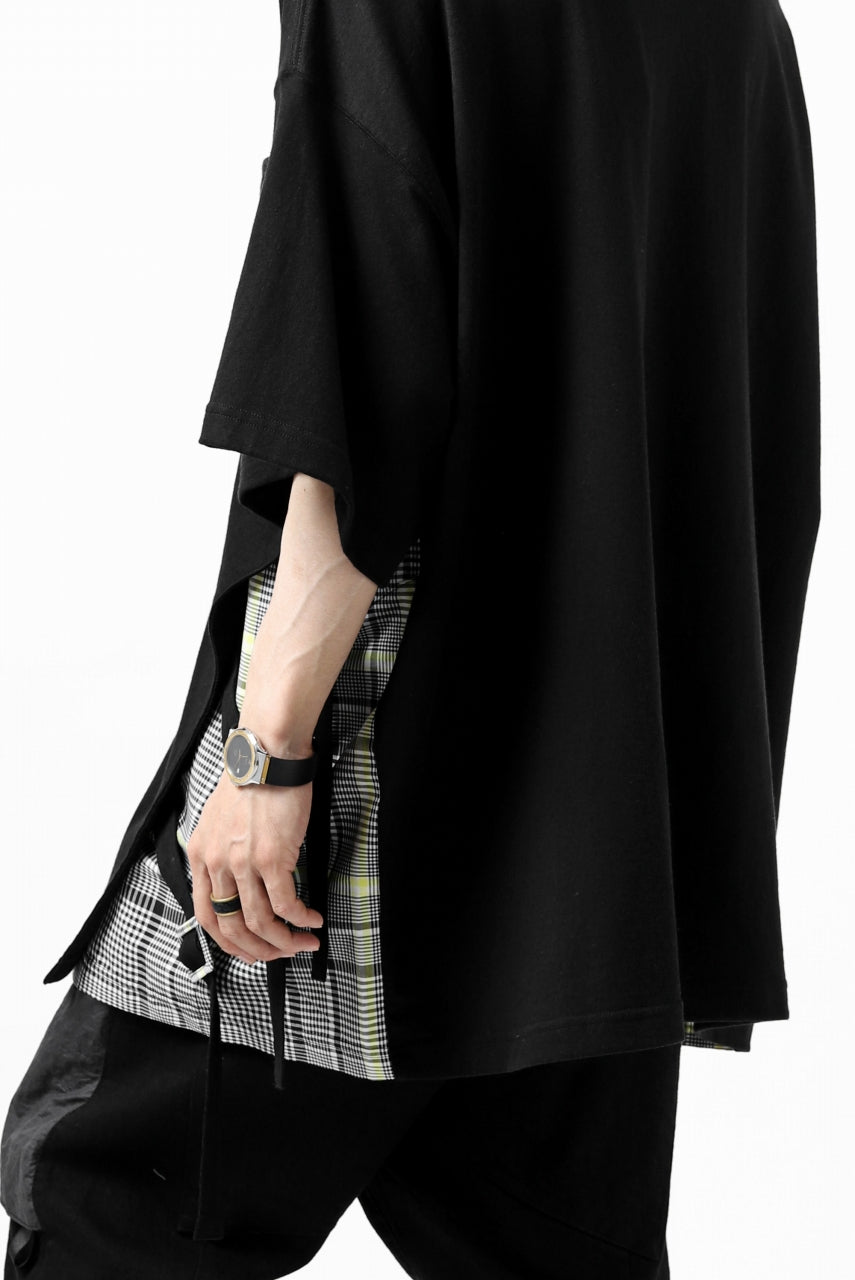 画像をギャラリービューアに読み込む, FACETASM BUCKLE BELT CHECK TOPS (BLACK)
