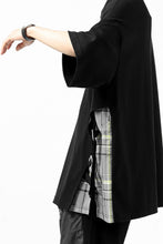 画像をギャラリービューアに読み込む, FACETASM BUCKLE BELT CHECK TOPS (BLACK)