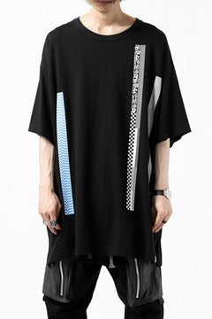 画像をギャラリービューアに読み込む, FACETASM BARCODE PRINT TEE (BLACK)