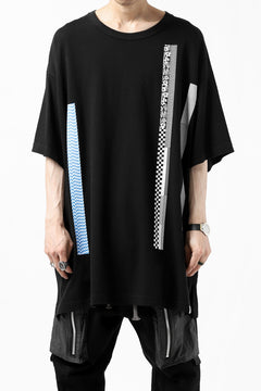 画像をギャラリービューアに読み込む, FACETASM BARCODE PRINT TEE (BLACK)